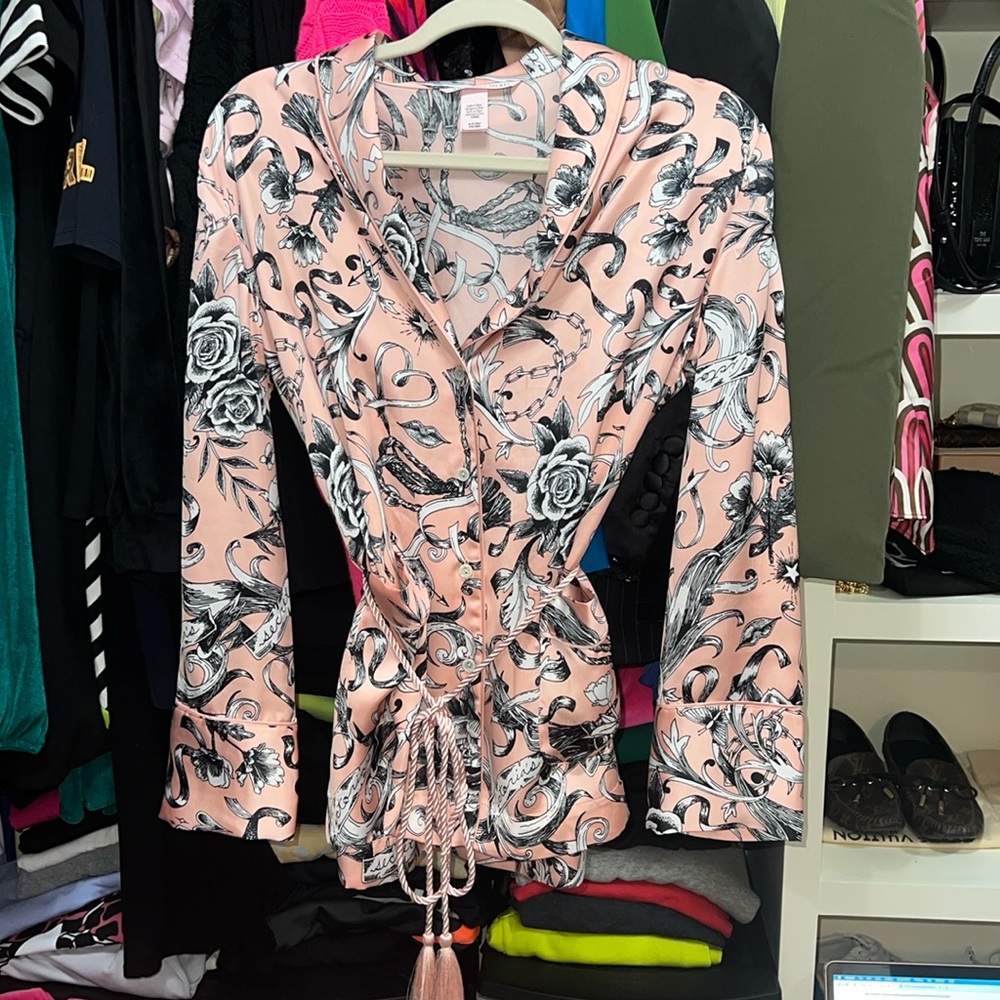 Victoria’s Secret short silk robe